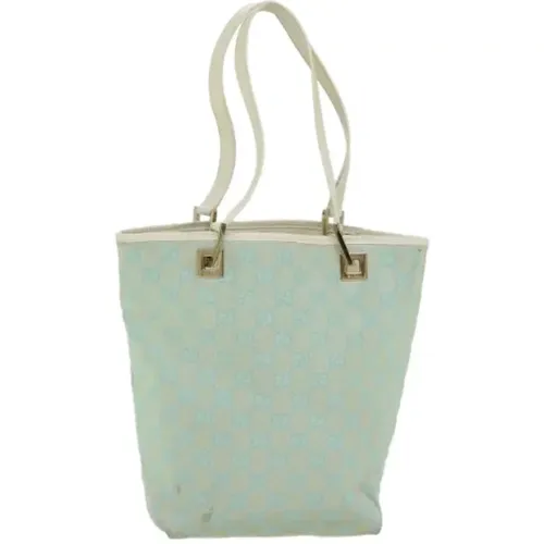 Pre-owned Tote Bags, female, , Size: ONE SIZE Pre-owned Canvas gucci-bags - Gucci Vintage - Modalova