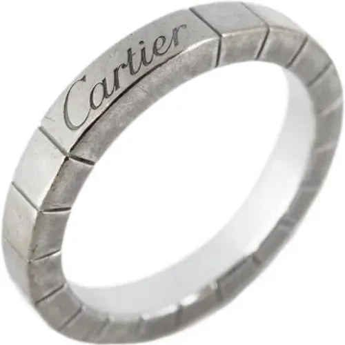 Pre-owned White Gold rings , female, Sizes: ONE SIZE - Cartier Vintage - Modalova