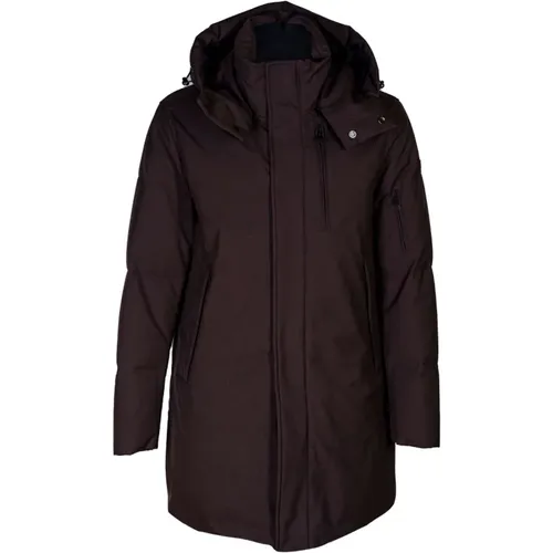 Men's Parka with Feather Padding , male, Sizes: M, XL, L - Duno - Modalova