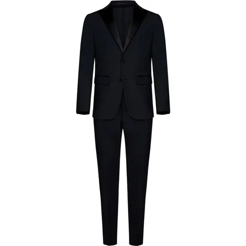 Single Breasted Suits, male, , Size: 2XL Dresses - Dsquared2 - Modalova