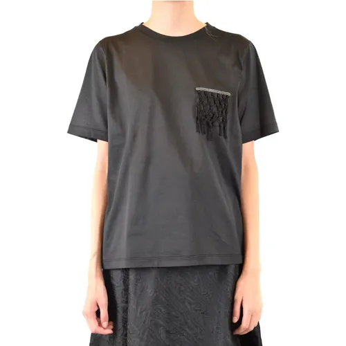 T-shirt Short Sleeve , female, Sizes: L - Fabiana Filippi - Modalova