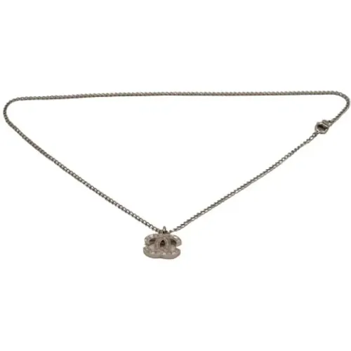 Pre-owned Silver Metal Chanel Necklace , female, Sizes: ONE SIZE - Chanel Vintage - Modalova