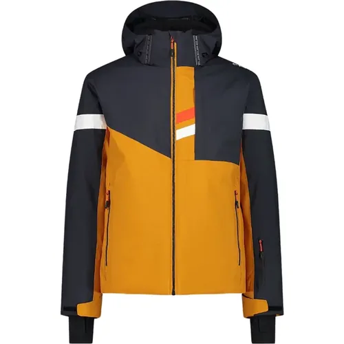 Detachable Hood Twill Ski Jacket , male, Sizes: L, 2XL, XL - CMP - Modalova
