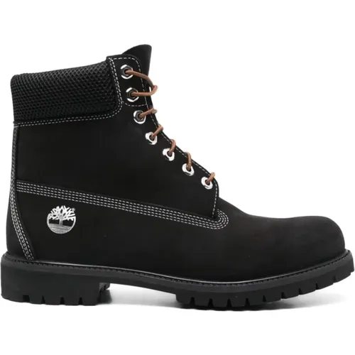 Waterproof Suede Lace-Up Boots , male, Sizes: 11 UK, 9 UK, 7 UK - Timberland - Modalova