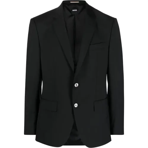 H-Huge/Genius blended wool suit , male, Sizes: M, 2XL, L - Hugo Boss - Modalova
