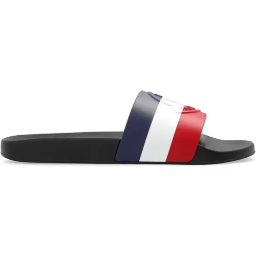 ‘Basile’ slides , male, Sizes: 6 UK, 5 UK, 8 UK - Moncler - Modalova