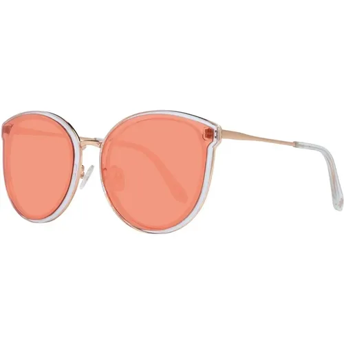 Sunglasses, unisex, , Size: ONE SIZE Rose Gold Unisex Sunglasses Round Lens - Spy - Modalova