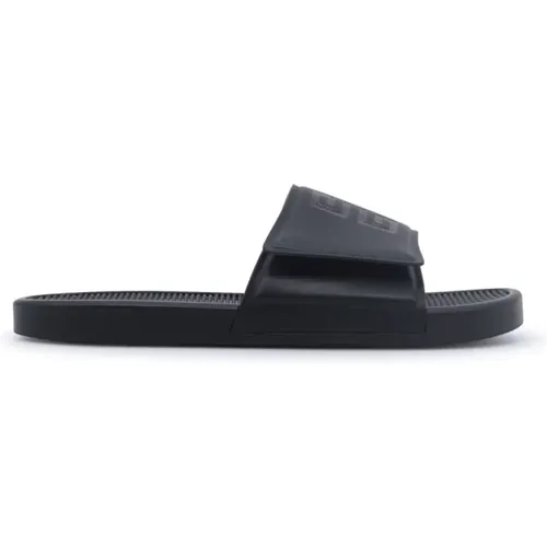 Flat Slide Sandals in , male, Sizes: 7 UK, 8 UK, 9 UK - Givenchy - Modalova