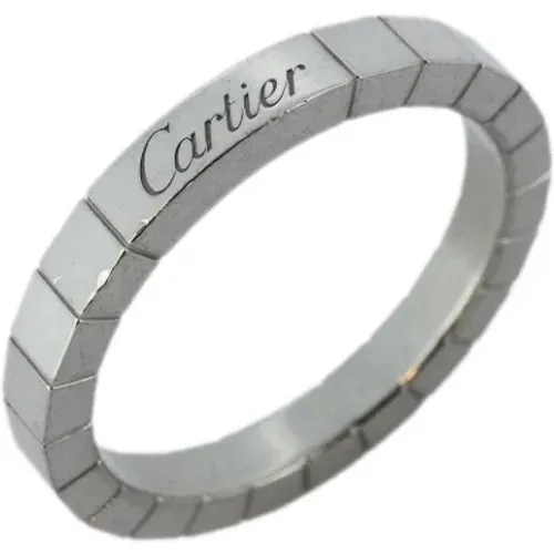 Pre-owned Jewellery, male, , Size: ONE SIZE Pre-owned Platinum rings - Cartier Vintage - Modalova