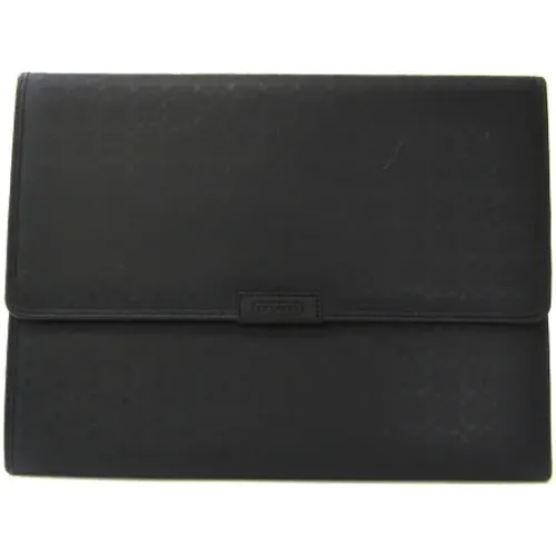 Pre-owned Clutches, female, , Size: ONE SIZE Pre-owned Leather clutches - Coach Pre-owned - Modalova