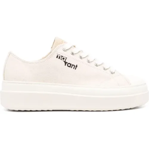 Ecru Low-Top Sneakers Gummisohle - Isabel marant - Modalova