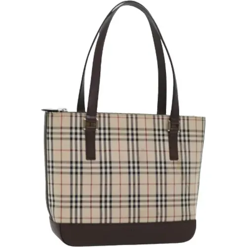 Pre-owned Tote Bags, female, , Size: ONE SIZE Pre-owned Nylon handbags - Burberry Vintage - Modalova