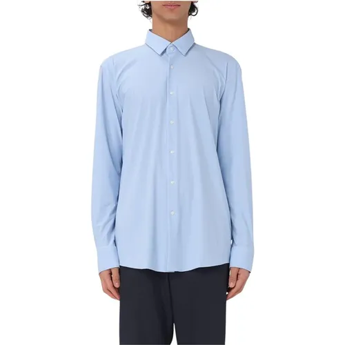 Formal Shirts, male, , Size: S Classic Black Dress Shirt - HUGO - Modalova