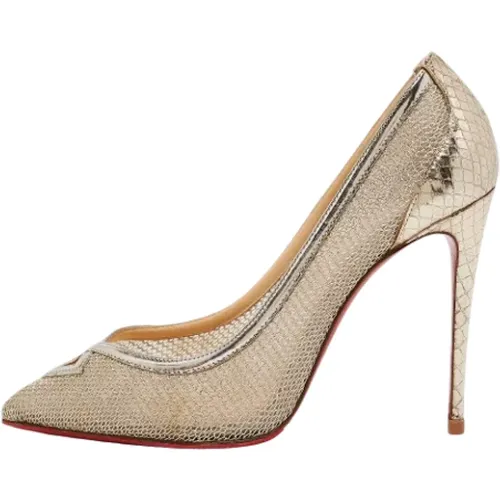 Pre-owned Pumps, female, , Size: 7 US Pre-owned Leather heels - Christian Louboutin Pre-owned - Modalova