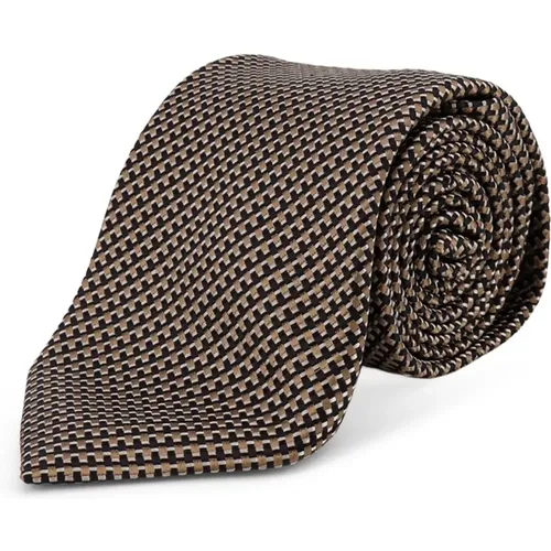 Ties, male, , Size: ONE SIZE Micro-pattern Tie - Tom Ford - Modalova