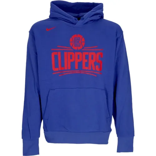 NBA Essential Fleece Hoodie Blau , Herren, Größe: M - Nike - Modalova