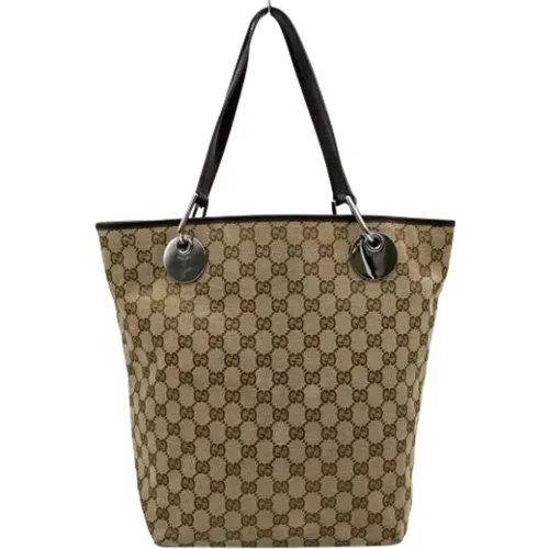 Pre-owned Tote Bags, female, , Size: ONE SIZE Pre-owned Fabric gucci-bags - Gucci Vintage - Modalova