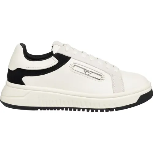 Multicolor Schnürverschluss Sneakers , Damen, Größe: 41 EU - Emporio Armani - Modalova