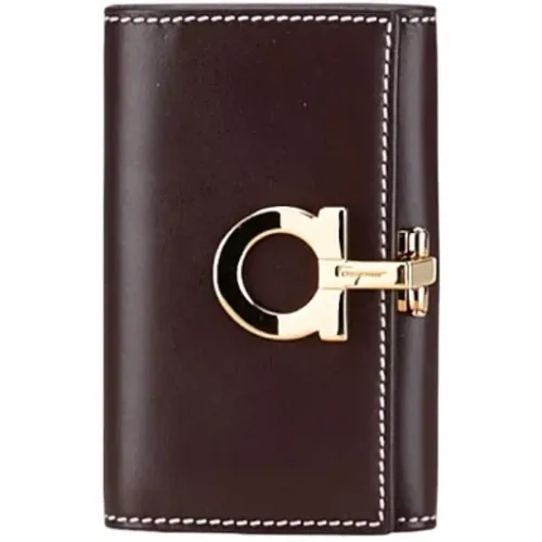 Pre-owned Accessories, female, , Size: ONE SIZE Pre-owned Leather key-holders - Salvatore Ferragamo Pre-owned - Modalova