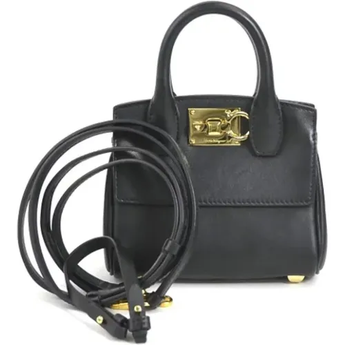 Pre-owned Handbags, female, , Size: ONE SIZE Pre-owned Leather handbags - Salvatore Ferragamo Pre-owned - Modalova