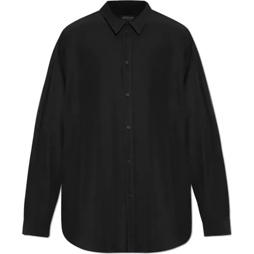 Casual Shirts, unisex, , Size: S Loose-fitting shirt - Balenciaga - Modalova