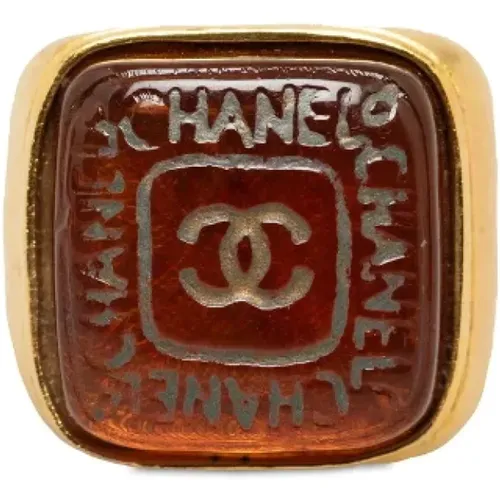 Pre-owned Metal rings , female, Sizes: ONE SIZE - Chanel Vintage - Modalova