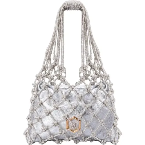 Carrie Mini Tasche - Kristall Design , Damen, Größe: ONE Size - Hibourama - Modalova