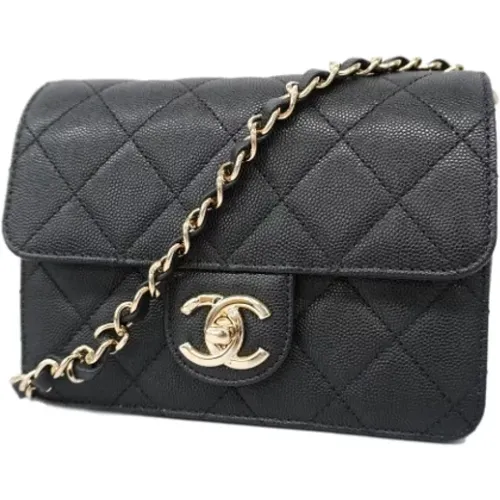 Pre-owned Leather chanel-bags , female, Sizes: ONE SIZE - Chanel Vintage - Modalova