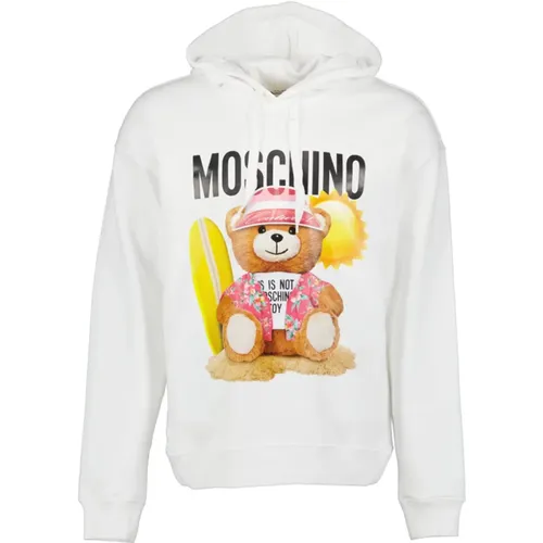 Hooded Sweatshirt , male, Sizes: S - Moschino - Modalova