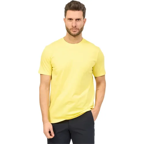 Regular Fit T-shirt with Rubber Logo , male, Sizes: XL, L, M - Hugo Boss - Modalova