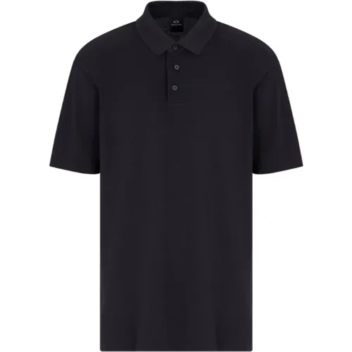 Polo Shirts, male, , Size: M Classic Polo Shirt Regular Fit - Armani Exchange - Modalova