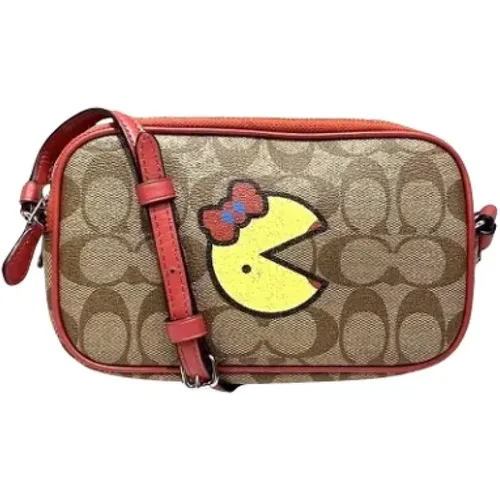 Pre-owned Cross Body Bags, female, , Size: ONE SIZE Pre-owned Canvas shoulder-bags - Coach Pre-owned - Modalova