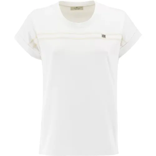 Womens Clothing T-Shirts Polos /gold Ss23 , female, Sizes: M - Panicale - Modalova