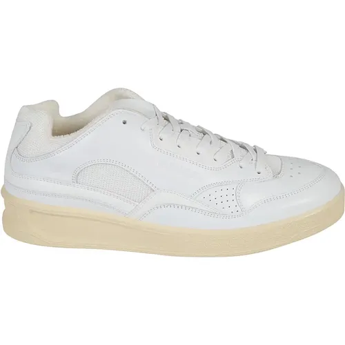 Sneakers, male, , Size: 9 US Low-Top Sneakers Panelled Design - Jil Sander - Modalova