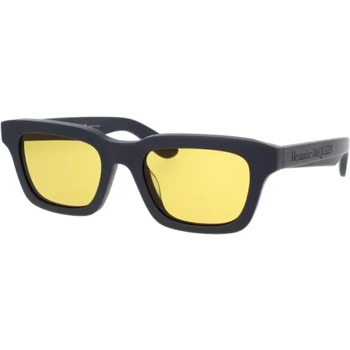 Rock-inspirierte Vintage-Sonnenbrille , unisex, Größe: 52 MM - alexander mcqueen - Modalova