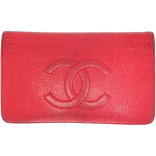 Pre-owned Leather wallets , female, Sizes: ONE SIZE - Chanel Vintage - Modalova