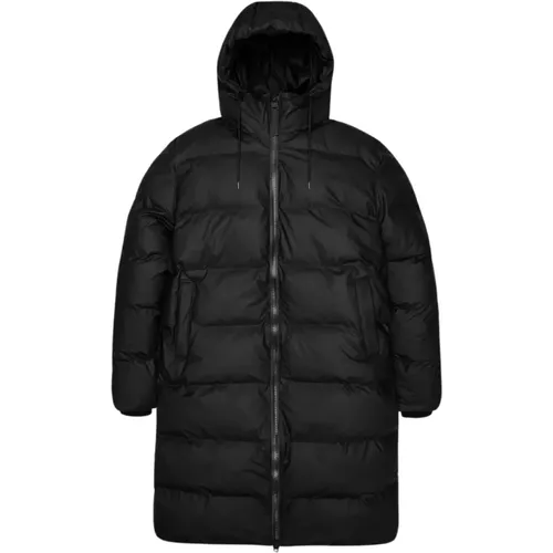 Long Puffer Jacket , female, Sizes: XS - Rains - Modalova