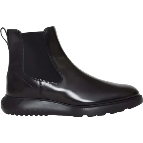 Stylish Men`s Ankle Boots , male, Sizes: 8 UK, 9 UK - Hogan - Modalova