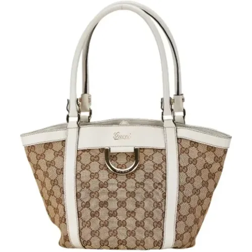 Pre-owned Tote Bags, female, , Size: ONE SIZE Pre-owned Leather gucci-bags - Gucci Vintage - Modalova