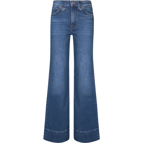 High-Rise Flared Jeans , female, Sizes: W29, W26, W27, W28 - 7 For All Mankind - Modalova