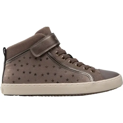 High Top Sneakers , female, Sizes: 6 UK, 3 UK - Geox - Modalova