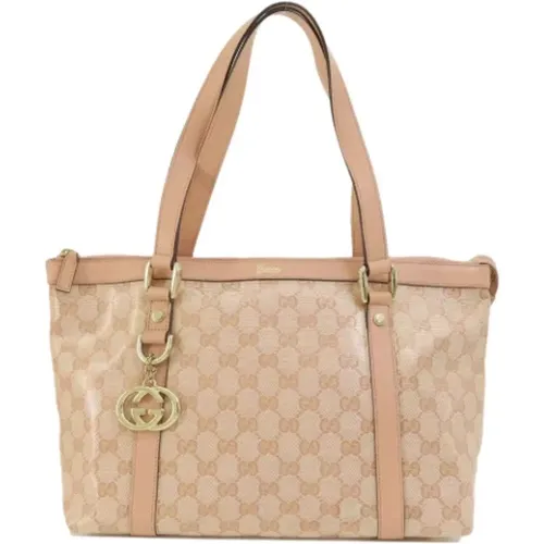 Pre-owned Tote Bags, female, , Size: ONE SIZE Pre-owned Canvas handbags - Gucci Vintage - Modalova