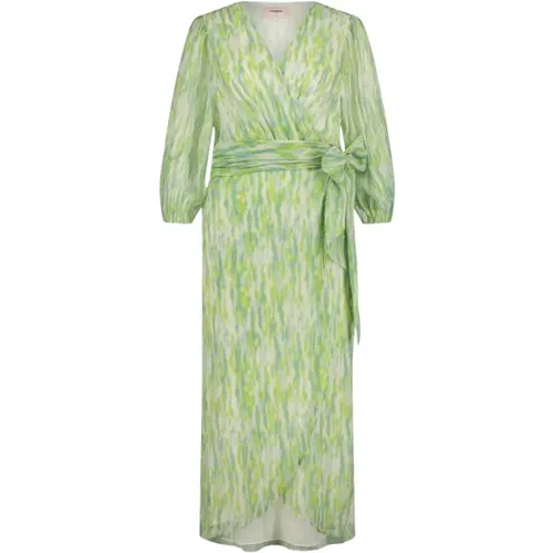Blossom Midi Dress Green , female, Sizes: XS, M, S, L - Freebird - Modalova