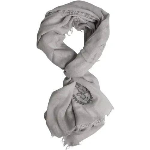 Scarves, unisex, , Size: ONE SIZE DG Crown Neck Warmer Scarf - Dolce & Gabbana - Modalova