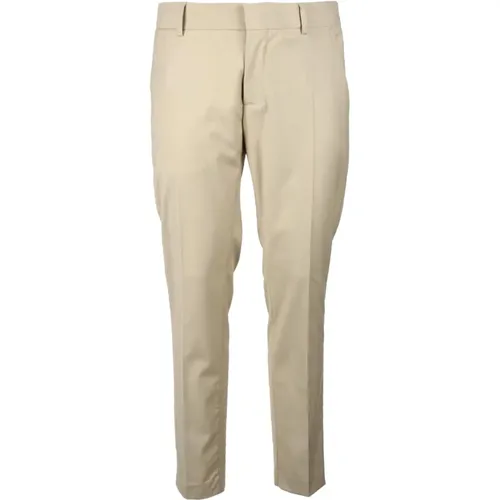 Chinos, male, , Size: XS Grey Stylish Pants Polyester Viscose Elastane - Daniele Alessandrini - Modalova