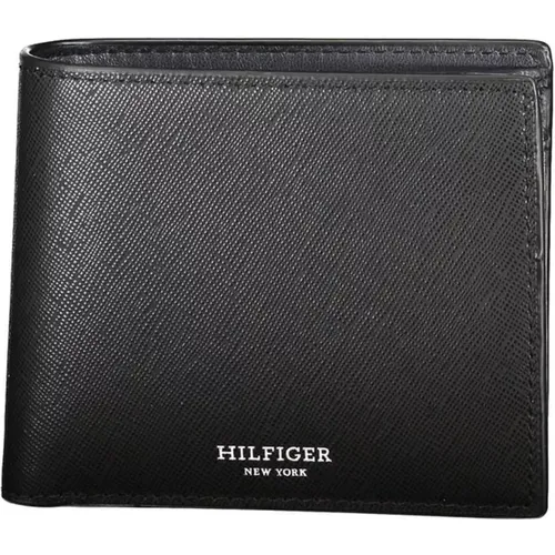 Wallets & Cardholders, male, , Size: ONE SIZE Leather Wallet with Coin Purse - Tommy Hilfiger - Modalova