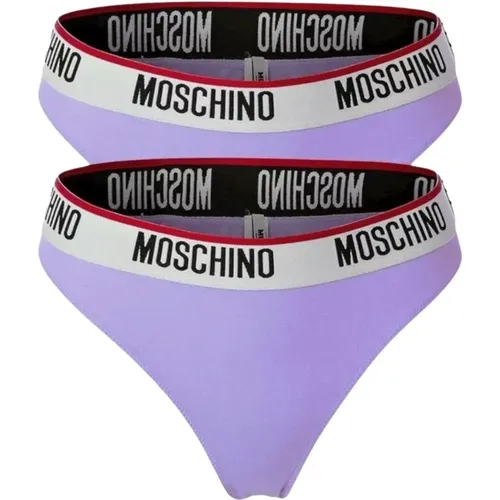 Comfortable and Stylish Cotton Underwear Sets for Women , female, Sizes: XL, L, M - Moschino - Modalova