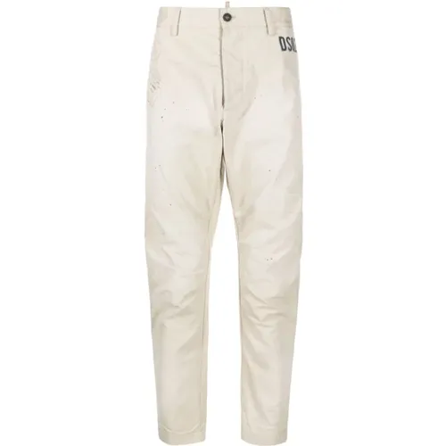 Chinos, male, , Size: XS Trousers - Dsquared2 - Modalova