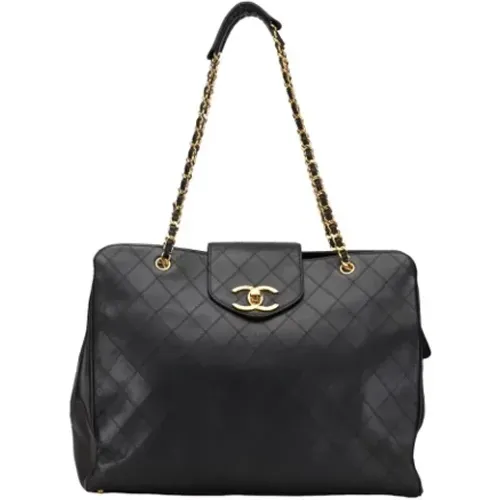 Pre-owned Leather chanel-bags , female, Sizes: ONE SIZE - Chanel Vintage - Modalova