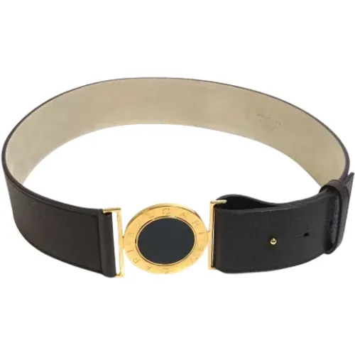 Pre-owned Belts, unisex, , Size: ONE SIZE Pre-owned Leather belts - Bvlgari Vintage - Modalova